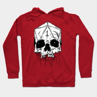 Nat 1 D20 Skull Art Hoodie